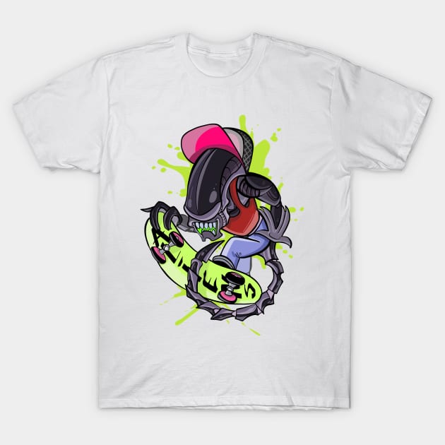 In space, no one can hear you grind! T-Shirt by ThrashHeavy